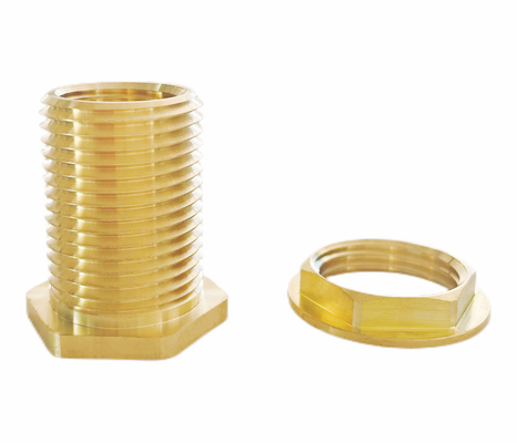1/2“ weiblicher NPT 3/4" wasser-Behälter-Verbindungsstück Soem-Dienstleistungen des Mannght feste Messing
