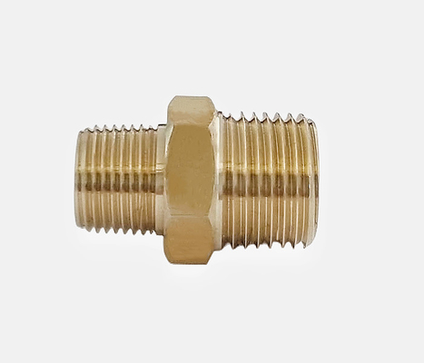 1/2 männliches NPT *3/8Male Npt gleiches Messingfittings-Messinghexen-Nippel