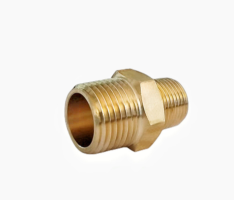 1/2 männliches NPT *3/8Male Npt gleiches Messingfittings-Messinghexen-Nippel